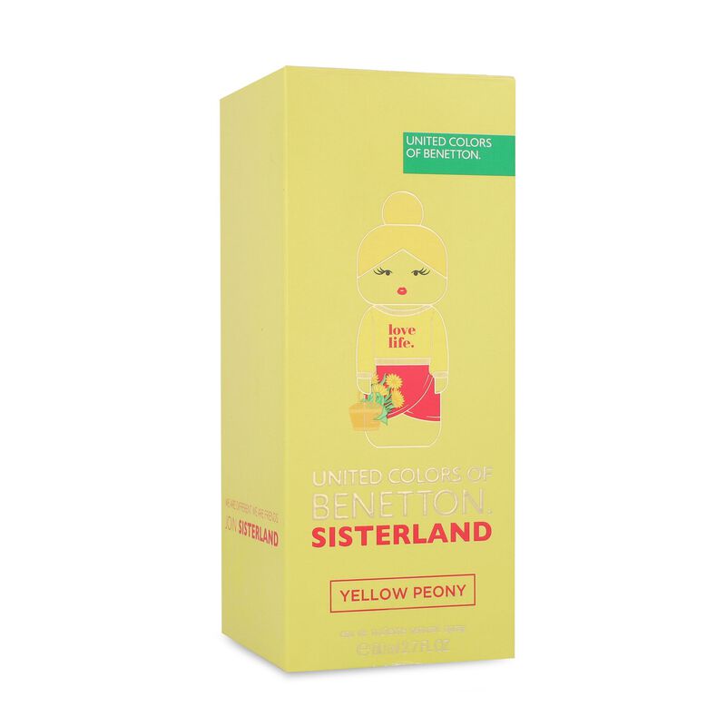 Benetton Sisterland Yellow Peony 80Ml Edt Spray image number null