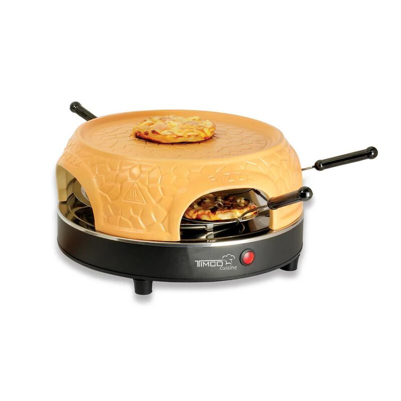 Horno Eléctrico Pizza Mini Portátil Cerámica 4 ... image number null