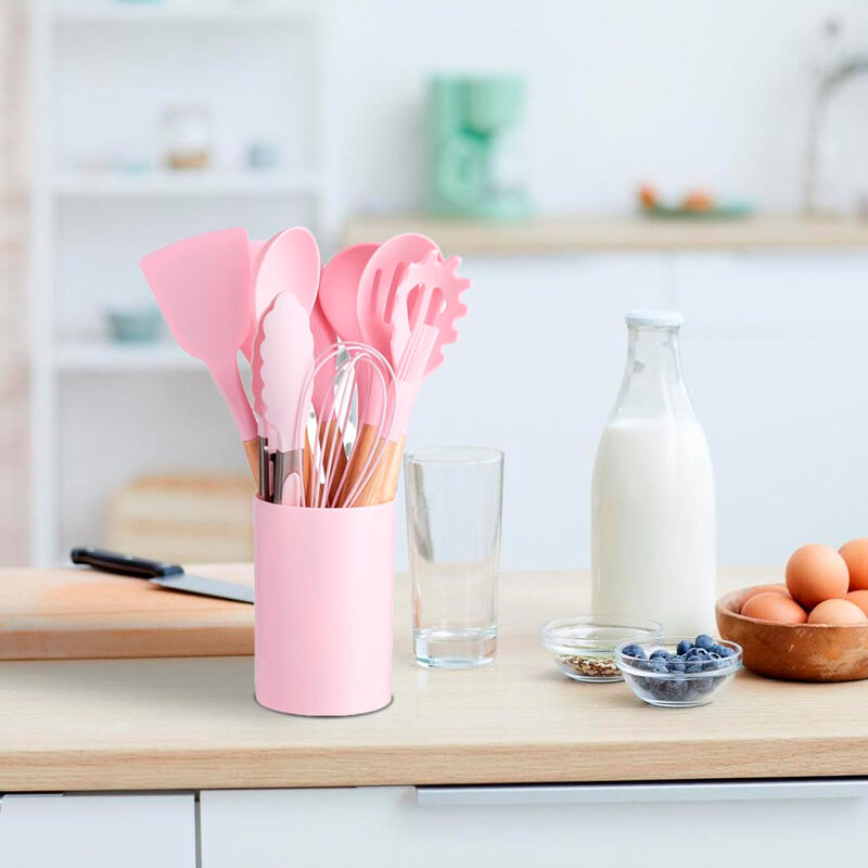 Juego de Utensilios de Cocina Kuche,12 pzs, ros... image number null