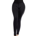 LEGGING DE DAMA STRETCH MALLAS DEPORTIVAS LIC-0190 NEGRO MALLONES DE MUJER