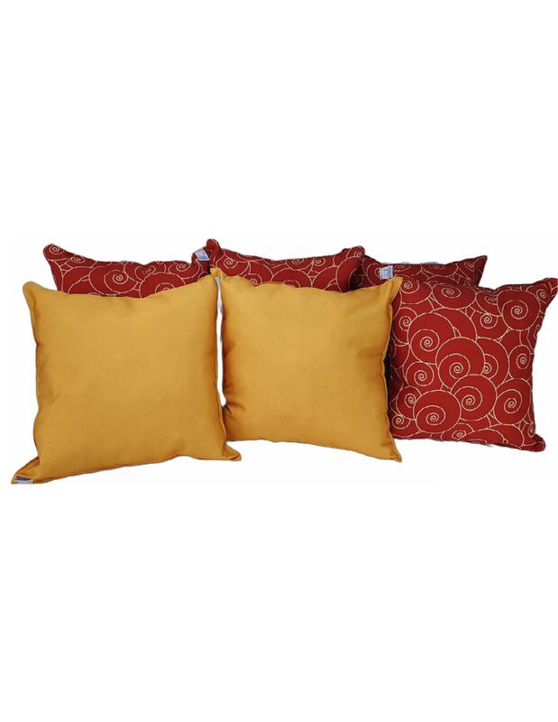 Set 6 Cojines Decorativos Premium Almoda Combin... image number null