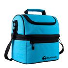 Lonchera Portátil para Adulto de Dos Pisos Aislamiento Térmico Impermeable Azul Rey Bluelander