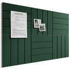Tablero De Fieltro Pinboard Bumusty 91 cm X 61 cm Verde Pino