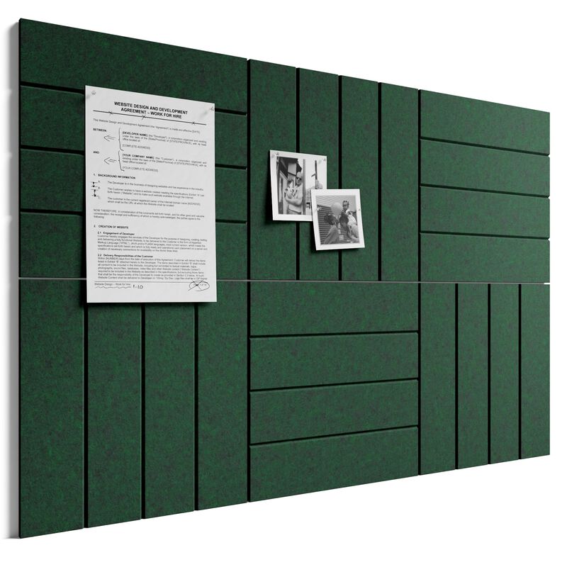 Tablero De Fieltro Pinboard Bumusty 91 cm X 61 ... image number null