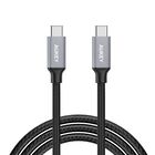 Cable Datos Aukey Usb-c A Usb-c Trenzado Universal 2m 60w Negro 