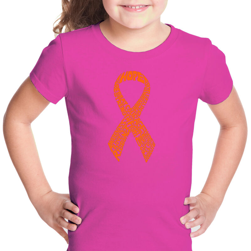 Camiseta Word Art Para Ni&ntilde;a - Ms Ribbon - Rosa image number null