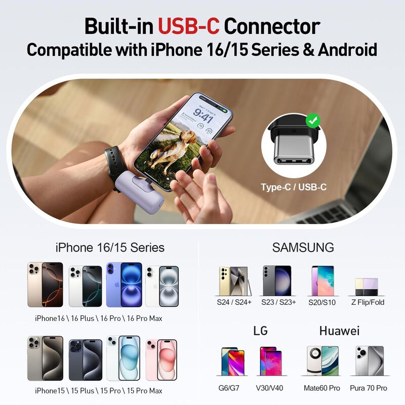 Cargador Port&aacute;til Iwalk 5500 Mah 22,5 W De Carg... image number null
