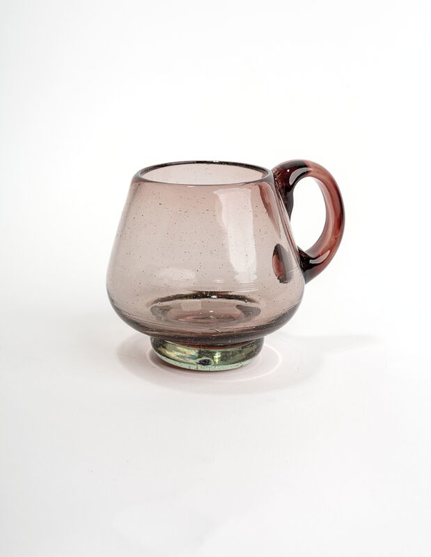 Tazas Set de 8 Tazas de Vidrio Soplado Amatista... image number null