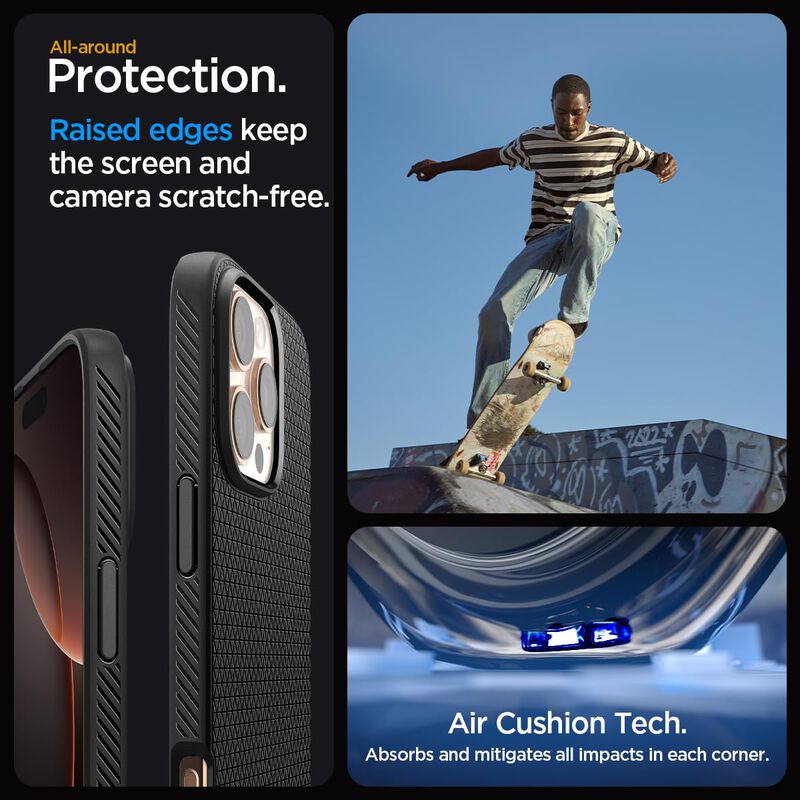 Funda Spigen Liquid Air Para Iphone 16 Pro Max ... image number null