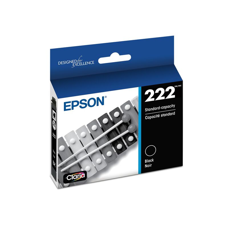 Cartucho De Tinta Epson 222 Claria De Capacidad... image number null
