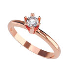 Anillo de Compromiso en Oro de 10K con Circonia - Amore Mio!