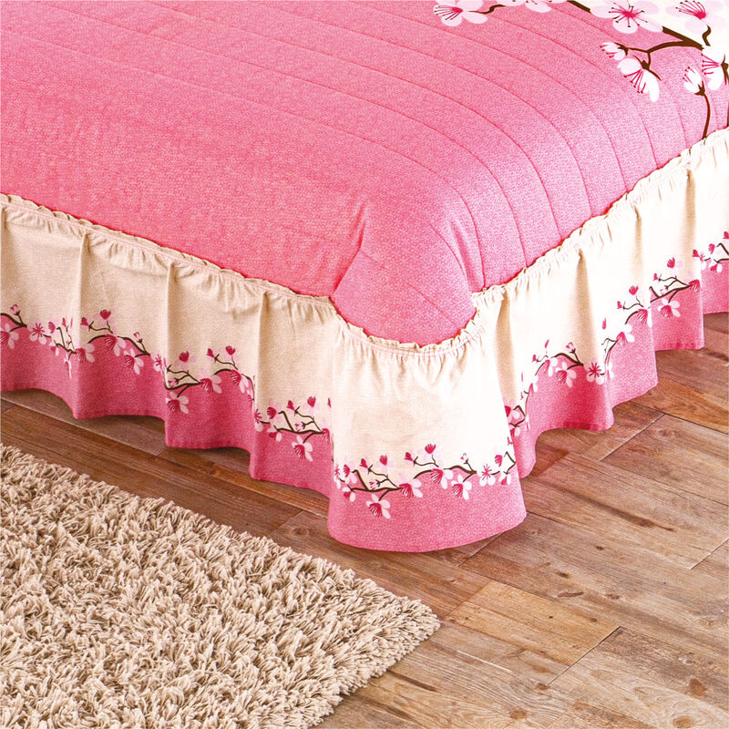 COLCHA C/F FLOR DE CEREZO KS image number null