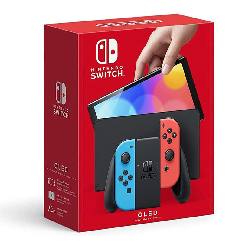 Combo Consola Nintendo Switch Oled Color Azul/R... image number null