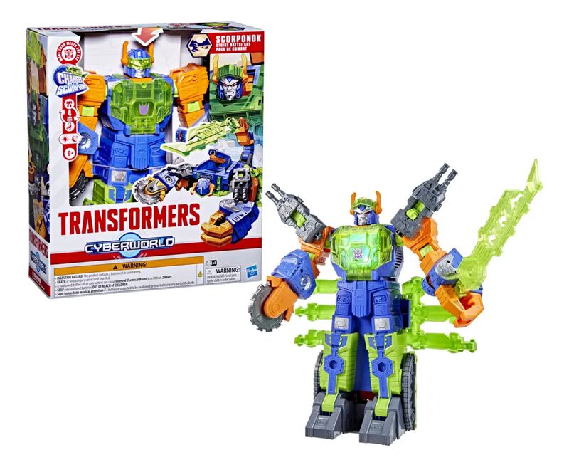 Figura De Acci&oacute;n Hasbro Transformers Cyberworld... image number null