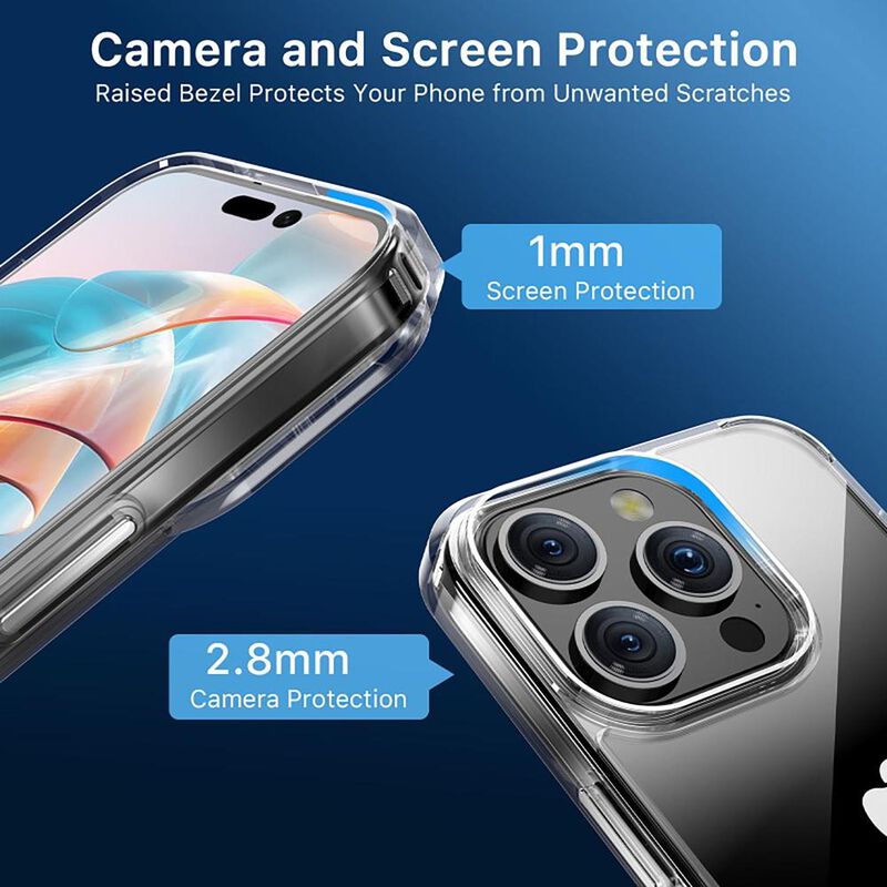 Funda MYBAT Gummy para iPhone 15 PRO - Transpar... image number null