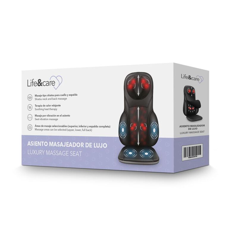 Asiento Masajeador de Lujo Tipo Shiatsu Life&Ca... image number null