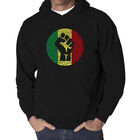 Sudadera Con Capucha Word Art Para Hombre - Get Up Stand Up - Negro