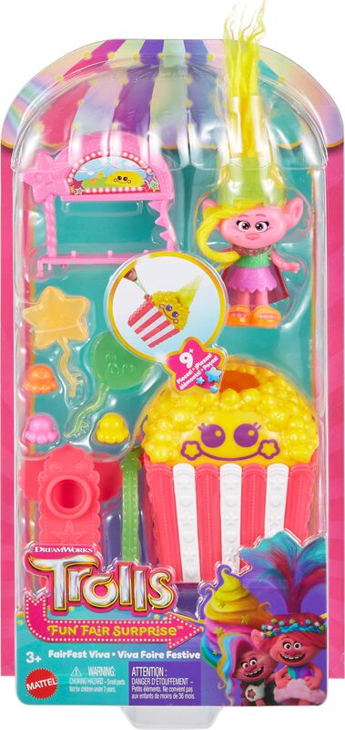 Playset Mattel Dreamworks Trolls Fun Fair Surpr... image number null