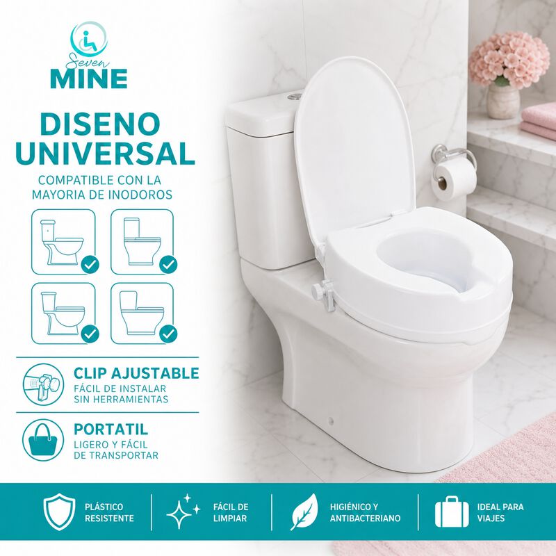 Incremento Aumento de Asiento para Ba&ntilde;o con Tap... image number null