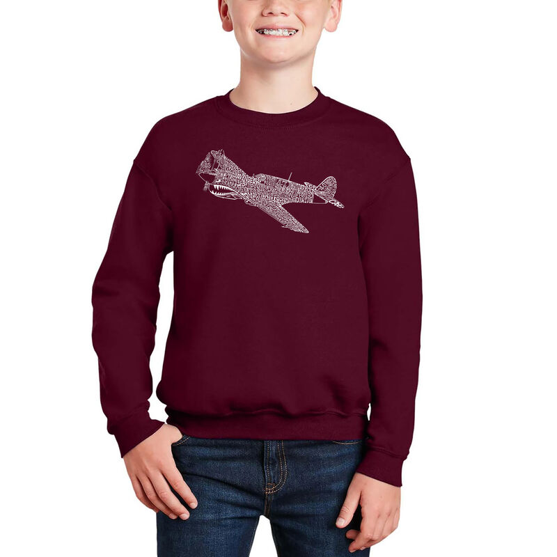 Sudadera De Cuello Redondo Word Art Para Ni&ntilde;o -... image number null