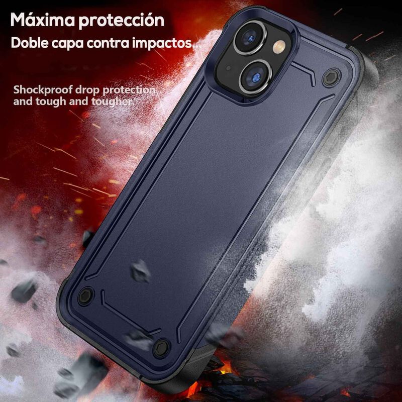 Funda Tekku Tough Cover Para Iphone 15 Plus Azu... image number null
