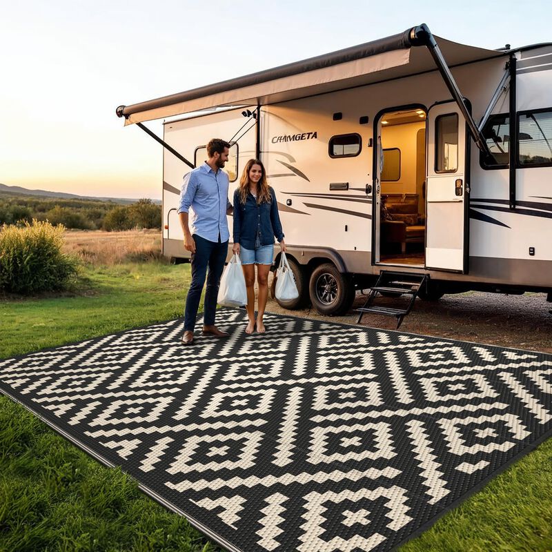Alfombra Sarben Outdoor De 183 X 274 Cm, Imperm... image number null
