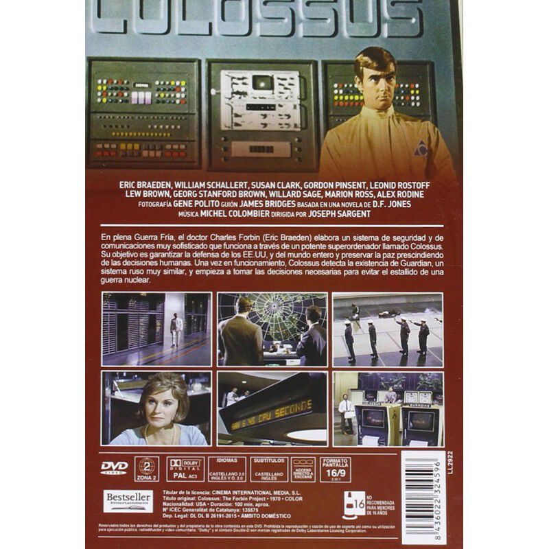 Colossus: El Proyecto Prohibido [dvd] (1970) Co... image number null
