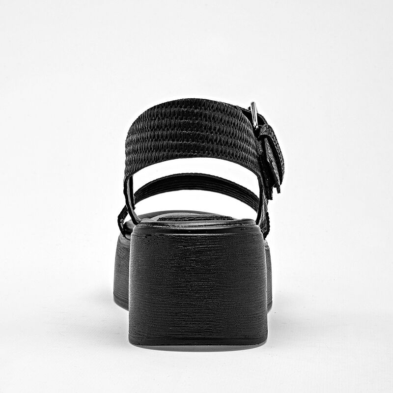 Dash sandalia plataforma para mujer negro cod 1... image number null