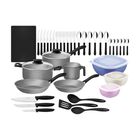Bater&iacute;a De Cocina Tramontina Coimbra 44 Piezas Gris 28399602