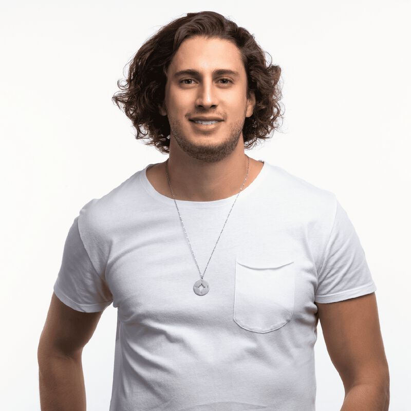 Collar Hombre Acero Inoxidable, Cadena Dije, Jo... image number null