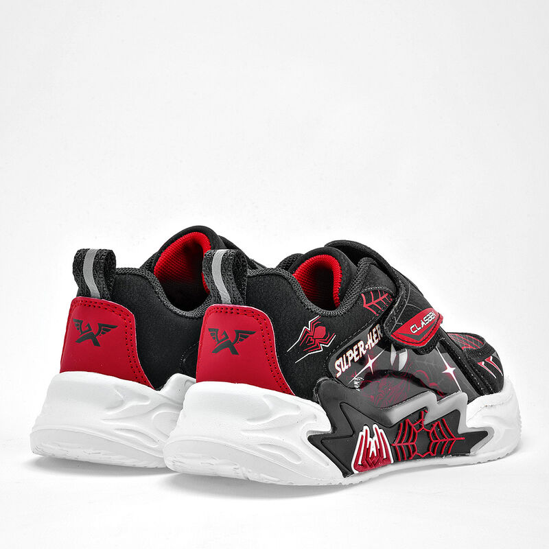 Clasben Tenis urbano para ni&ntilde;o. Negro rojo image number null