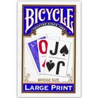 Juego De Cartas Para Bicicletas Con Estampado Grande, Tama&ntilde;o Puente, Para Personas Mayores
