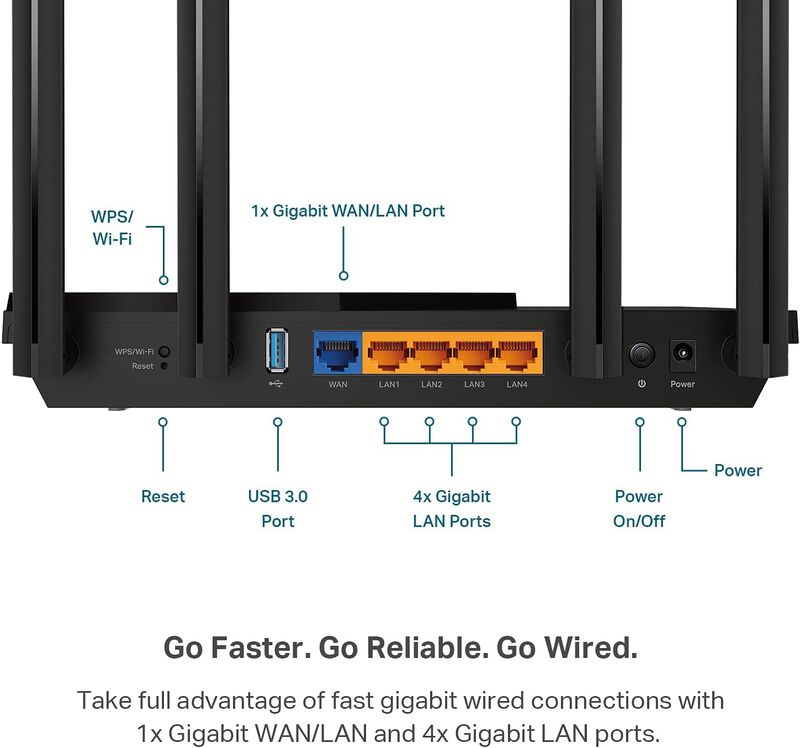 Router Wifi 6 Tp-link Archer Ax55 Ax3000 2402 M... image number null