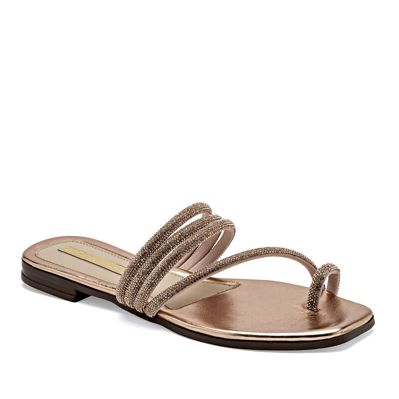 Moramora Sandalia para mujer dorado rosa image number null