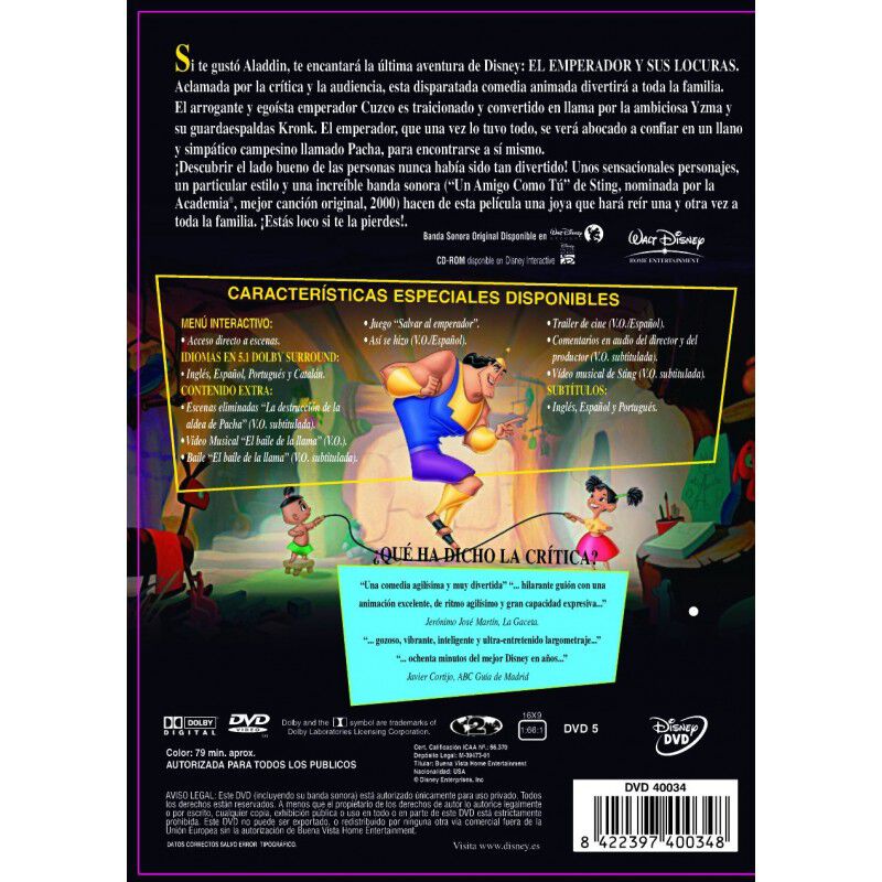 El Emperador Y Sus Locuras [dvd] image number null