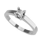 Anillo de Compromiso de 14K con Diamante de Laboratorio 0.20 CT F VS1 Talla 7 ORO BLANCO 14K&ndash; / FJ850-20-14W-LG-7