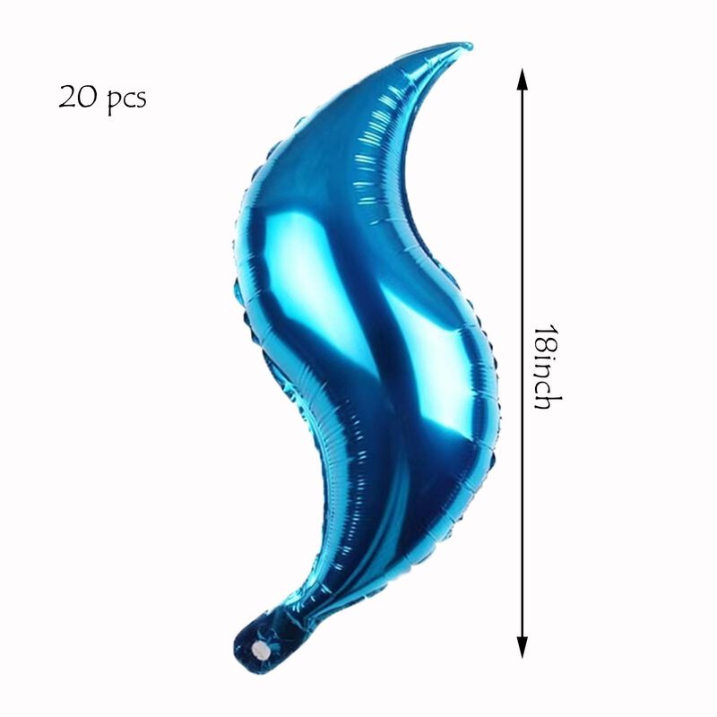 Globos Rpollwsun 46 cm Cola De Sirena Azul - Pa... image number null