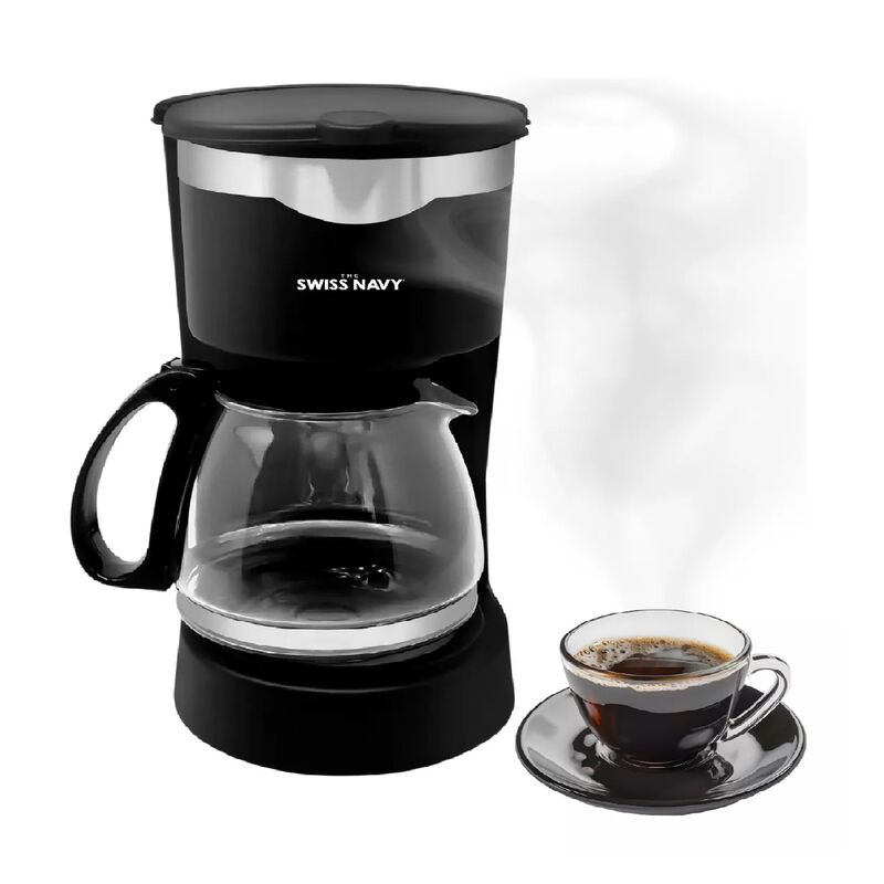 Cafetera Semiautom&aacute;tica 6 Tazas Goteo Filtro Pe... image number null