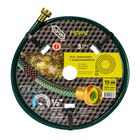Manguera 15m Home Tricapa 1/2&rdquo; Con Conexiones De Lat&oacute;n