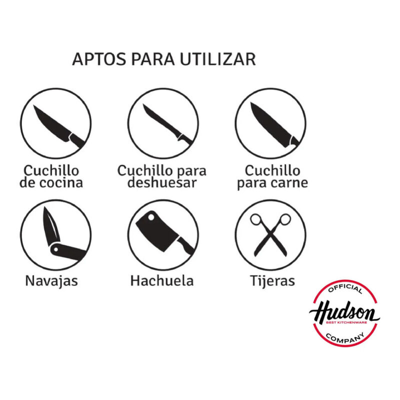 Afilador Cuchillos y Tijeras HUDSON 3 tiempos e... image number null