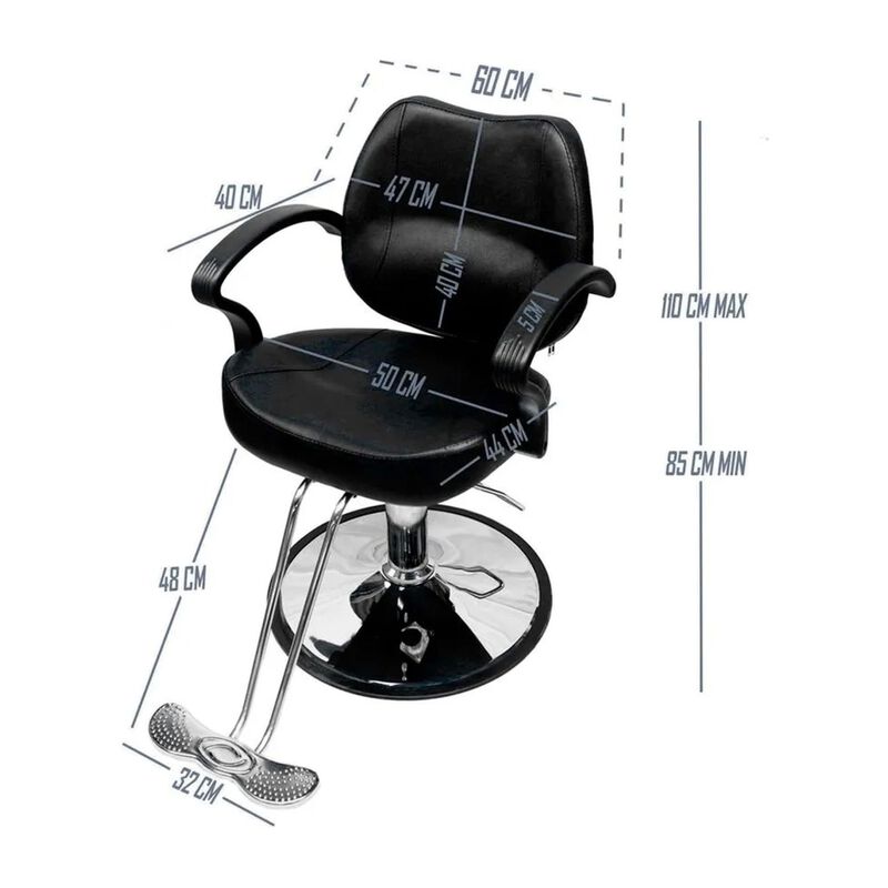 Silla Barbero Barberia Estetica Salon Estilista... image number null