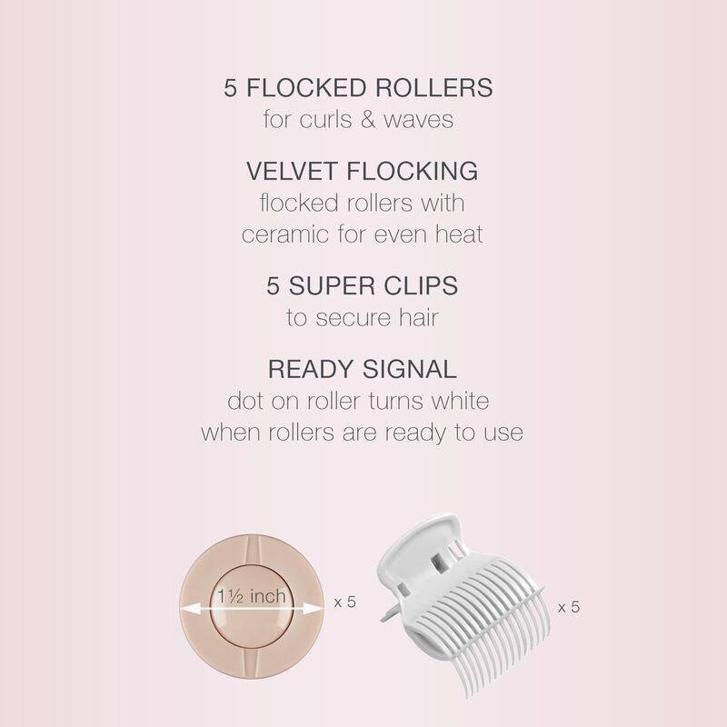 Hot Rollers Conair Double Ceramic De 1.5 Pulgad... image number null