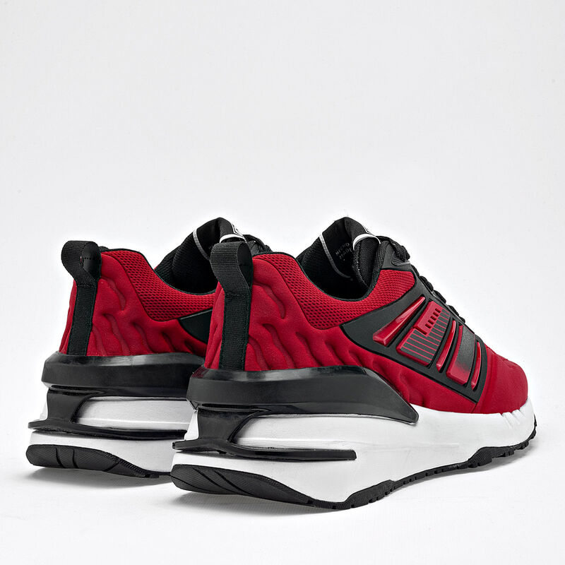 Clasben Tenis urbano para hombre rojo negro image number null