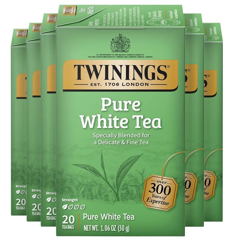 Twinings T&eacute; Blanco Puro 6 X 20 Bolsas (50 g) image number null