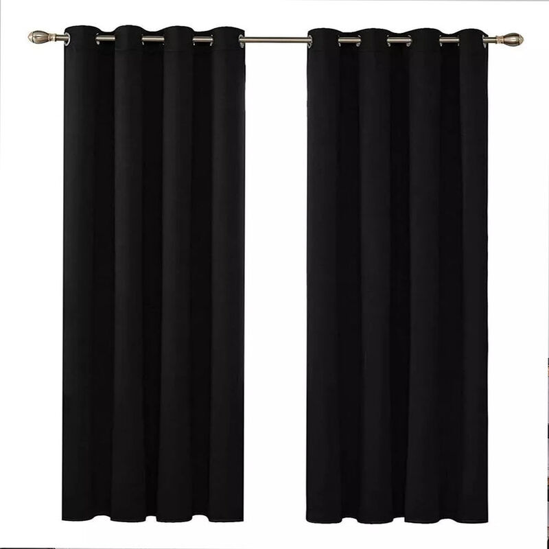 Cortinas Blackout para bloquear luz y ruido Neg... image number null