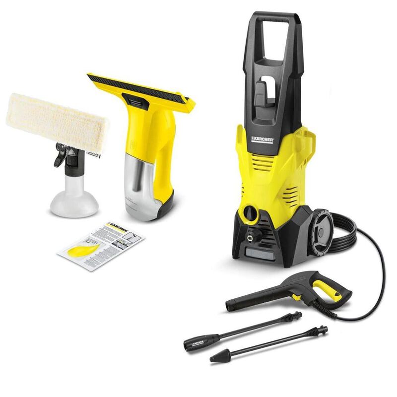 COMBO HIDROLAVADORA + LIMPIADOR DE CRISTALES KA... image number null