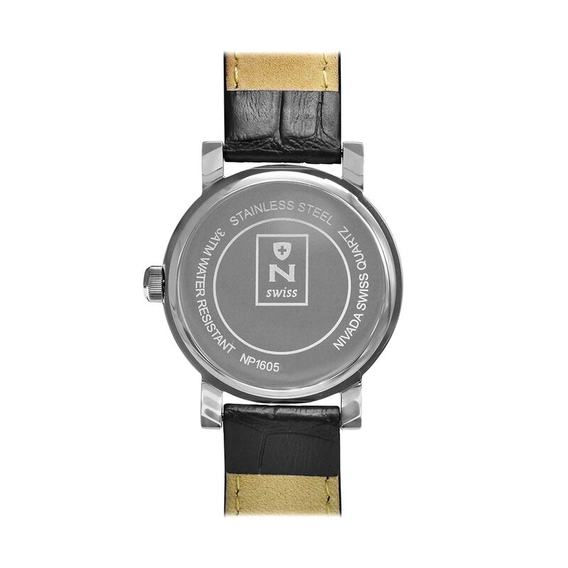 Reloj Nivada Executive Dama Acero/Piel Plata Ar... image number null