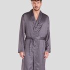 Bata de Raso Azul Marino