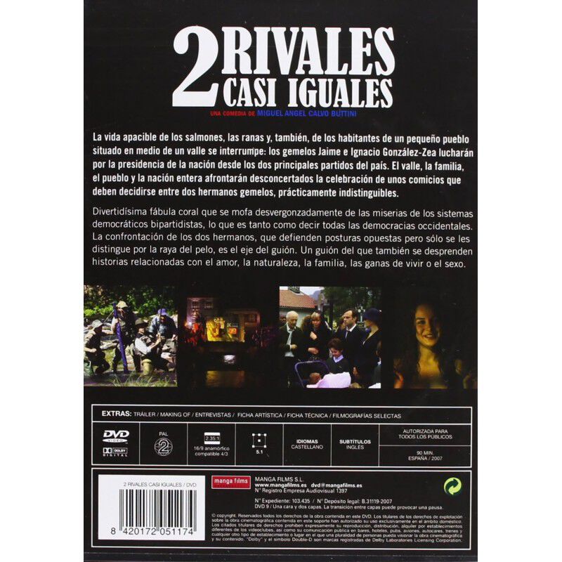 2 Rivales Casi Iguales [dvd] (2007) image number null