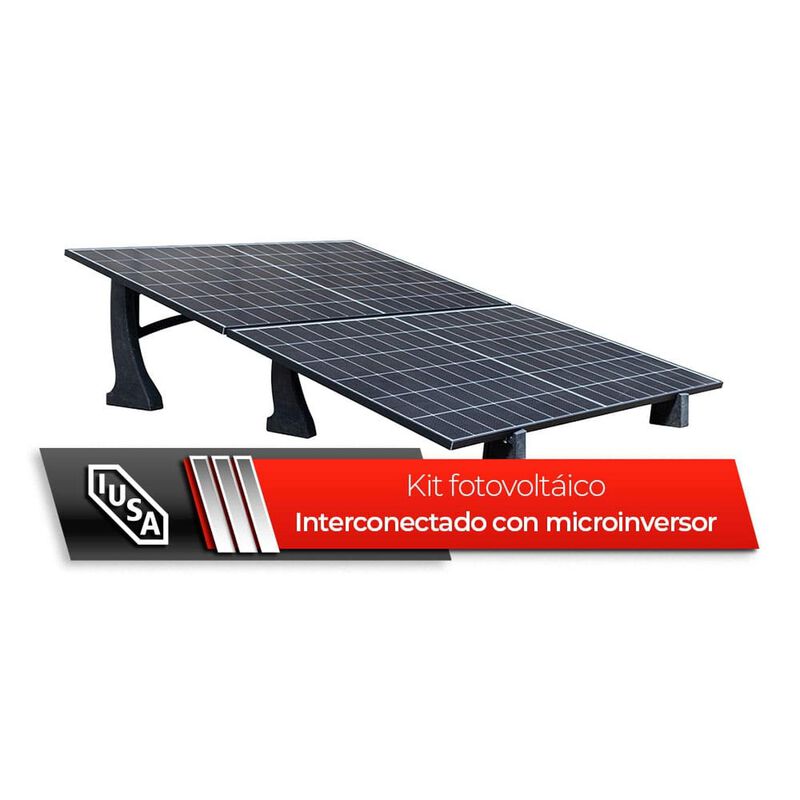 Kit Solar Interconectado 880 Wp Con Microinvers... image number null